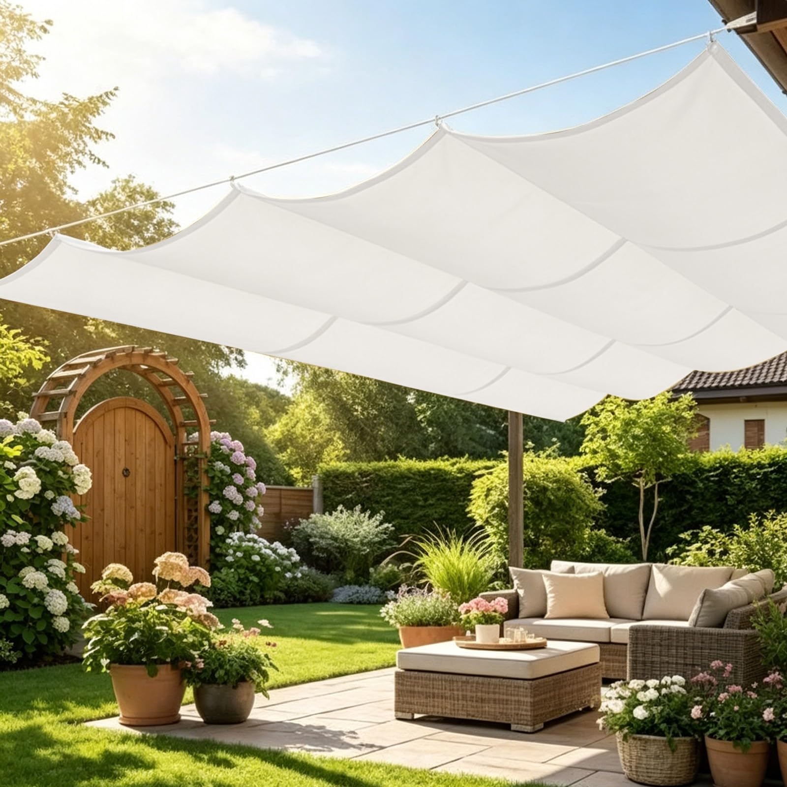 Protection solaire contre les rayons UV voile ombrage imperméable 180g