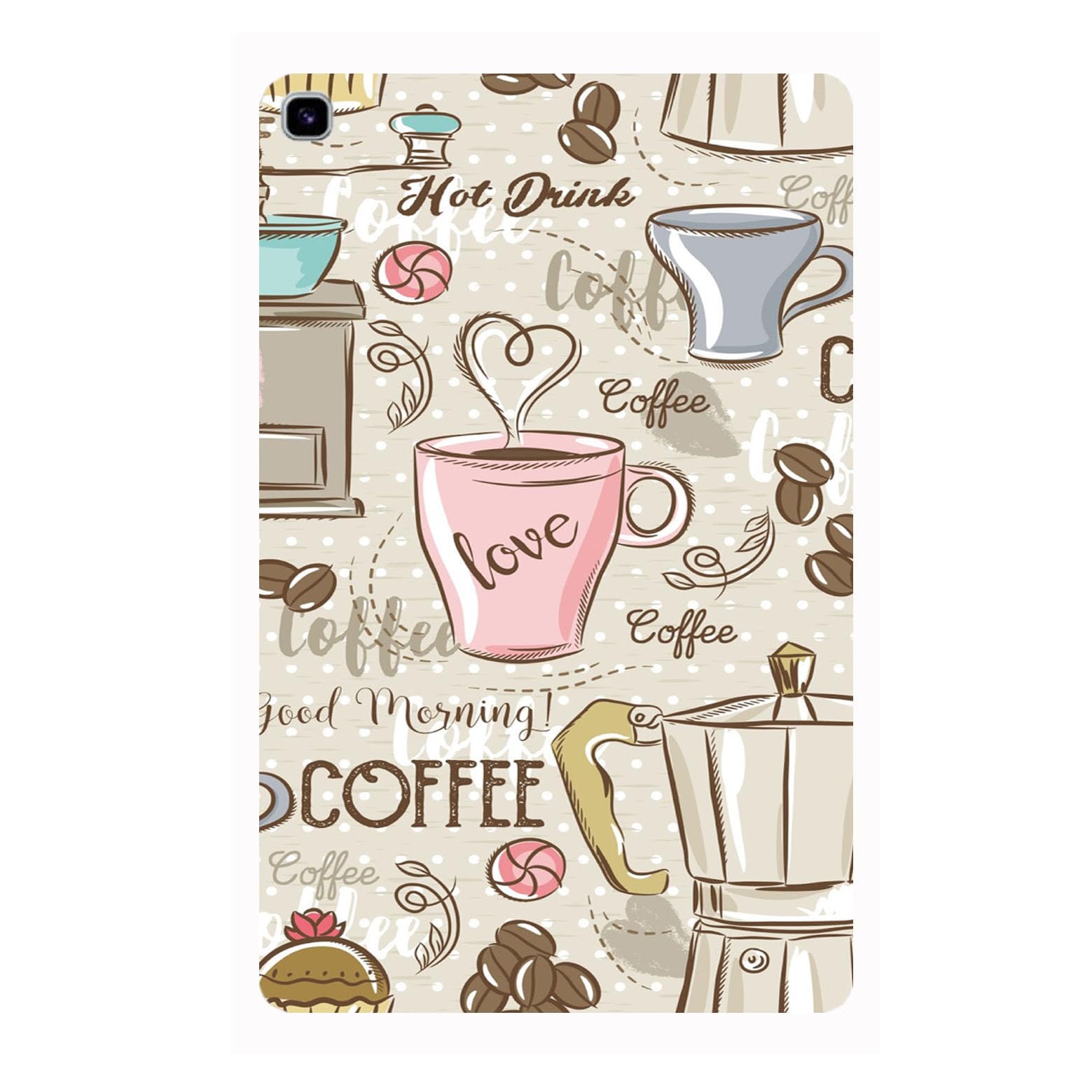 Little Creation Soft TPU Tab Back case Cover for Samsung Galaxy Tab S6 Lite (10.4 Inch) (P610/P615) (Morning Coffee) (B0CCNQMPYG) Amazon Price History, Amazon Price Tracker