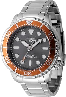 Invicta Pro Diver Men 48mm Stainless Steel Steel Grey dial PC21J Quartz