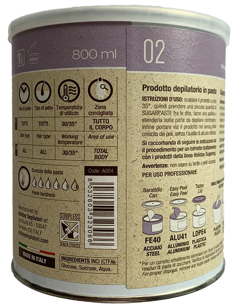 Zuckerpasten Pure Diamond Soft 2 x 1 kg Sugaring die effektive langfristige Haarentfernung ohne Vliesstreifen mit der Flicking Technik