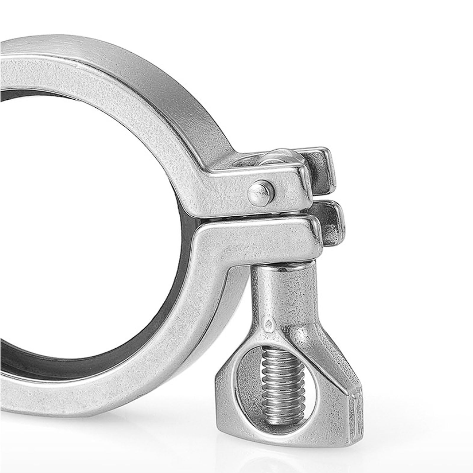 Abrazaderas de conexión rápida acero inoxidable 304 con juntas EPDM, 2 juegos mordazas, acoplamientos tipo snap-on, reforzados para uso pesado(Φ102 Chuck 119)