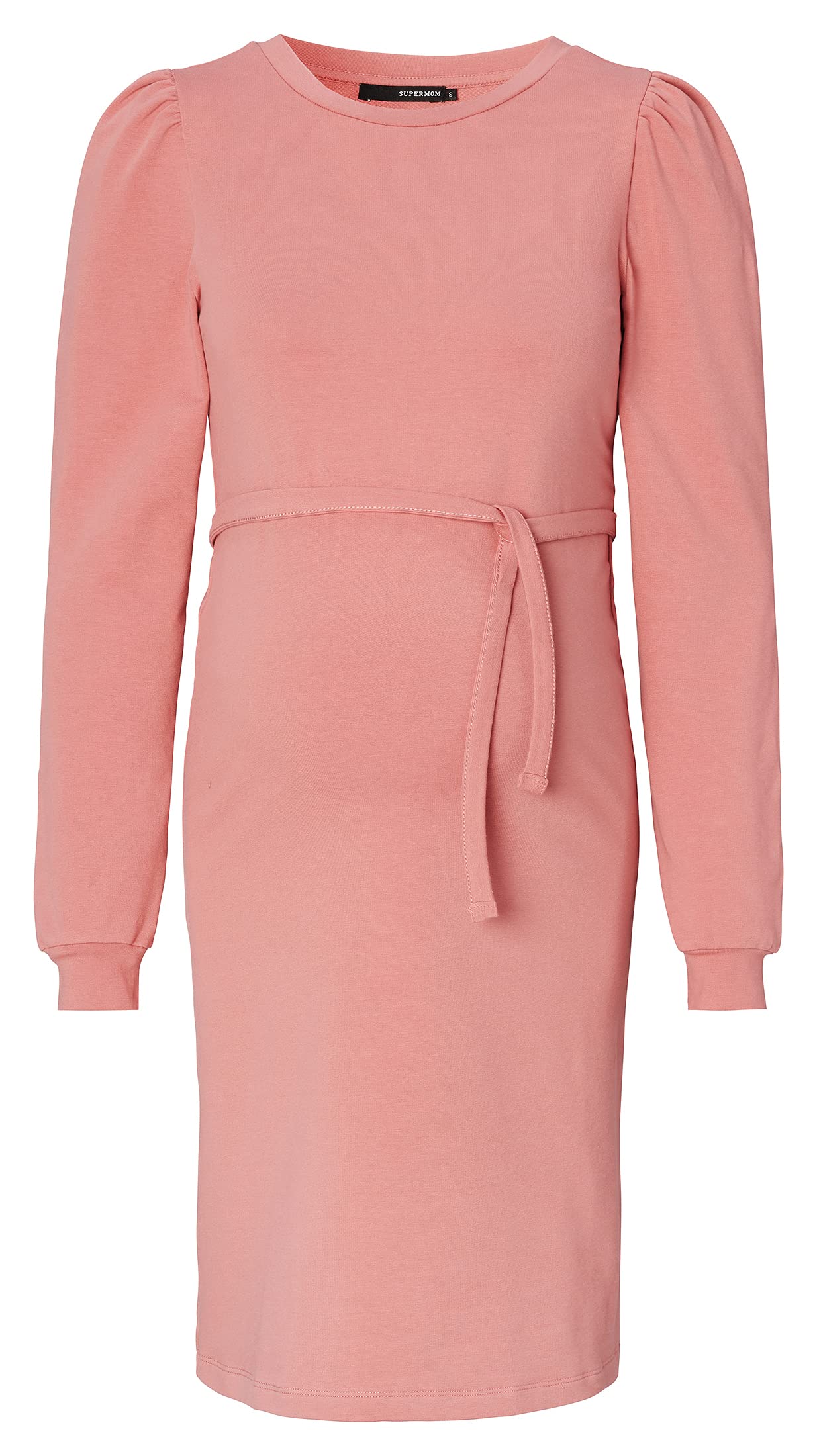 SUPERMOM Dress Long Sleeve Sweat Mahogany Vestido para Mujer