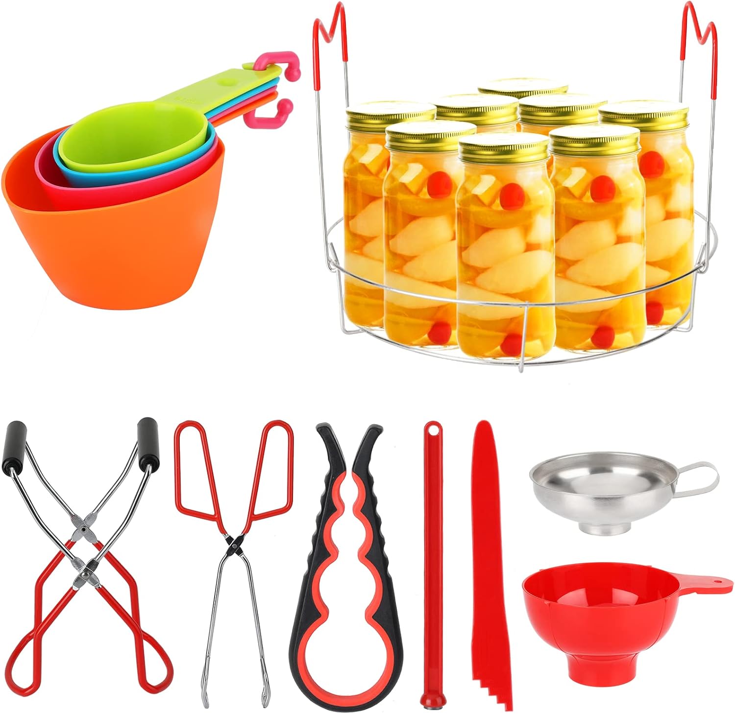 Canning Supplies Starter Kit, 9Pcs Canning Tools Set with