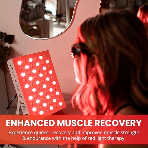 Miniatura 4 de Mito Red Light - MitoMIN 2.0 - Paneles - Terapia de luz roja para rostro y cuello - Terapia de luz infrarroja cercana para el cuerpo -Terapia de luz