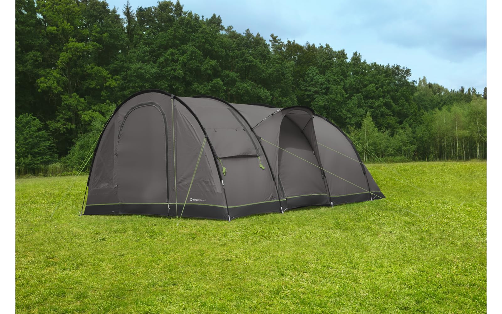 berger tunnelzelt sierra 6 Tunnel Tent, Family Tent, Camping Tent, Dome Tent with Standing Height, Fishing Tent, Igloo Tent, Festival Water Column, 3000 mm, Lightweight and Stable Quick to Assemble Sports Berger Campo 4 Air nav-stars:5/5/4 Empfängerrohr:2