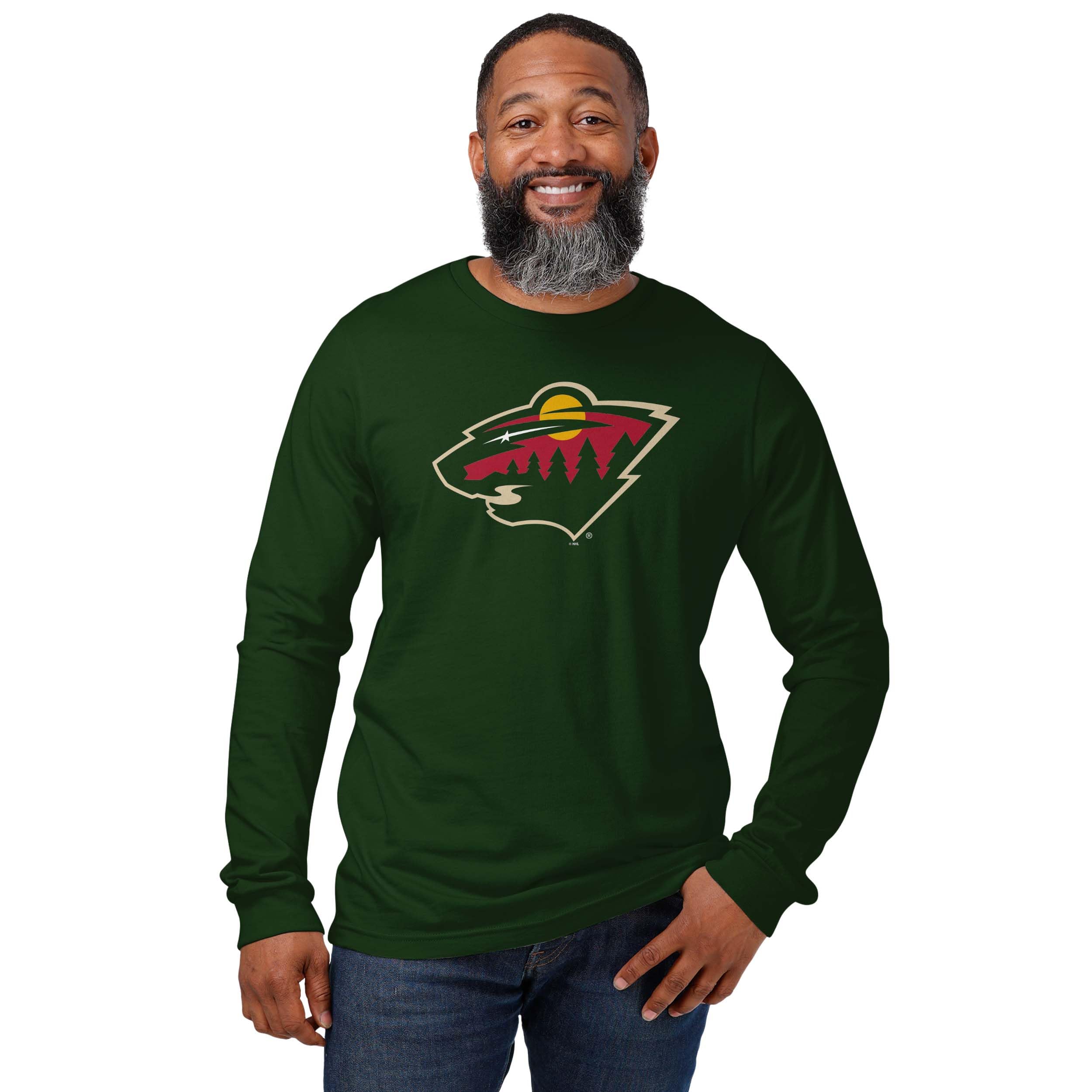 FOCO NHL Mens NHL Primary Team Logo Long Sleeve T-Shirt
