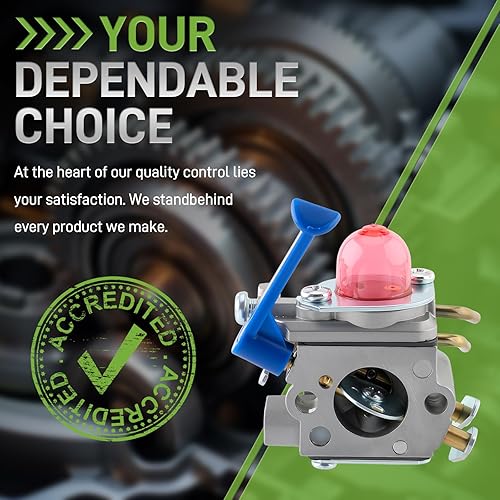 Miniatura 9 de Kit de reparación de carburador cilindro de 1.378 in 545008082 con filtro de aire, filtro de combustible, bujía de línea de combustible para