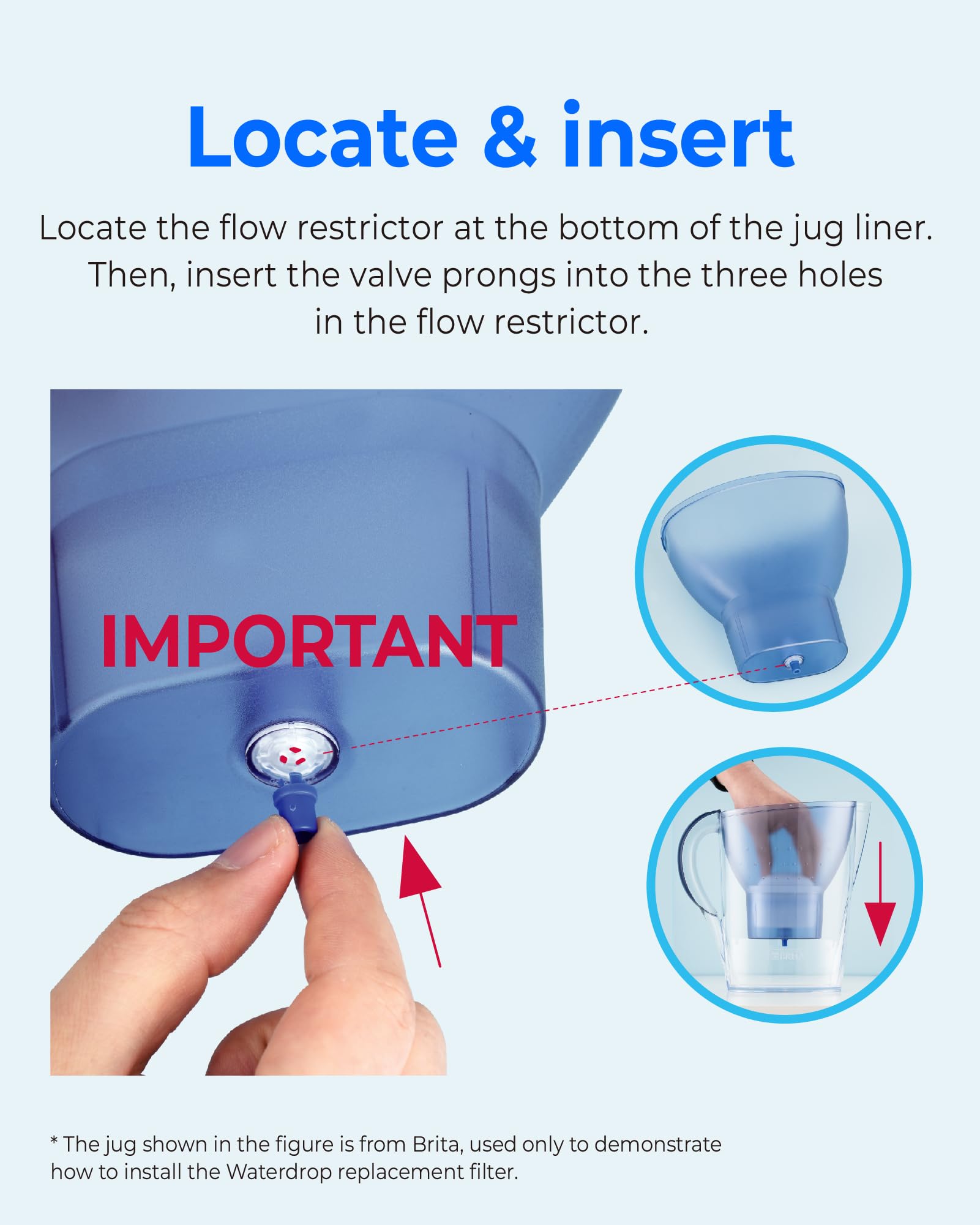 Waterdrop Filtri, Sostituzione per Brita® Maxtra+® Plus, Maxtra Pro® All-in-1 Filtro, Compatibile con Brita® Marella® Caraffa Filtrante, Ridurre PFAS, PFOA/PFOS, TÜV SÜD, NSF Certificata (12)