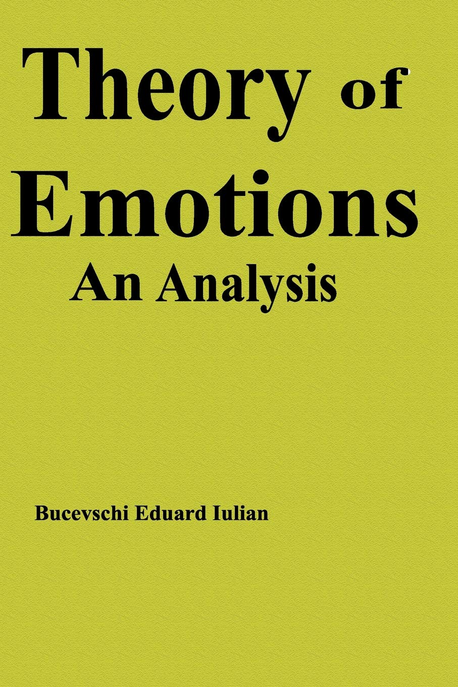Theory of Emotions: An Analysis