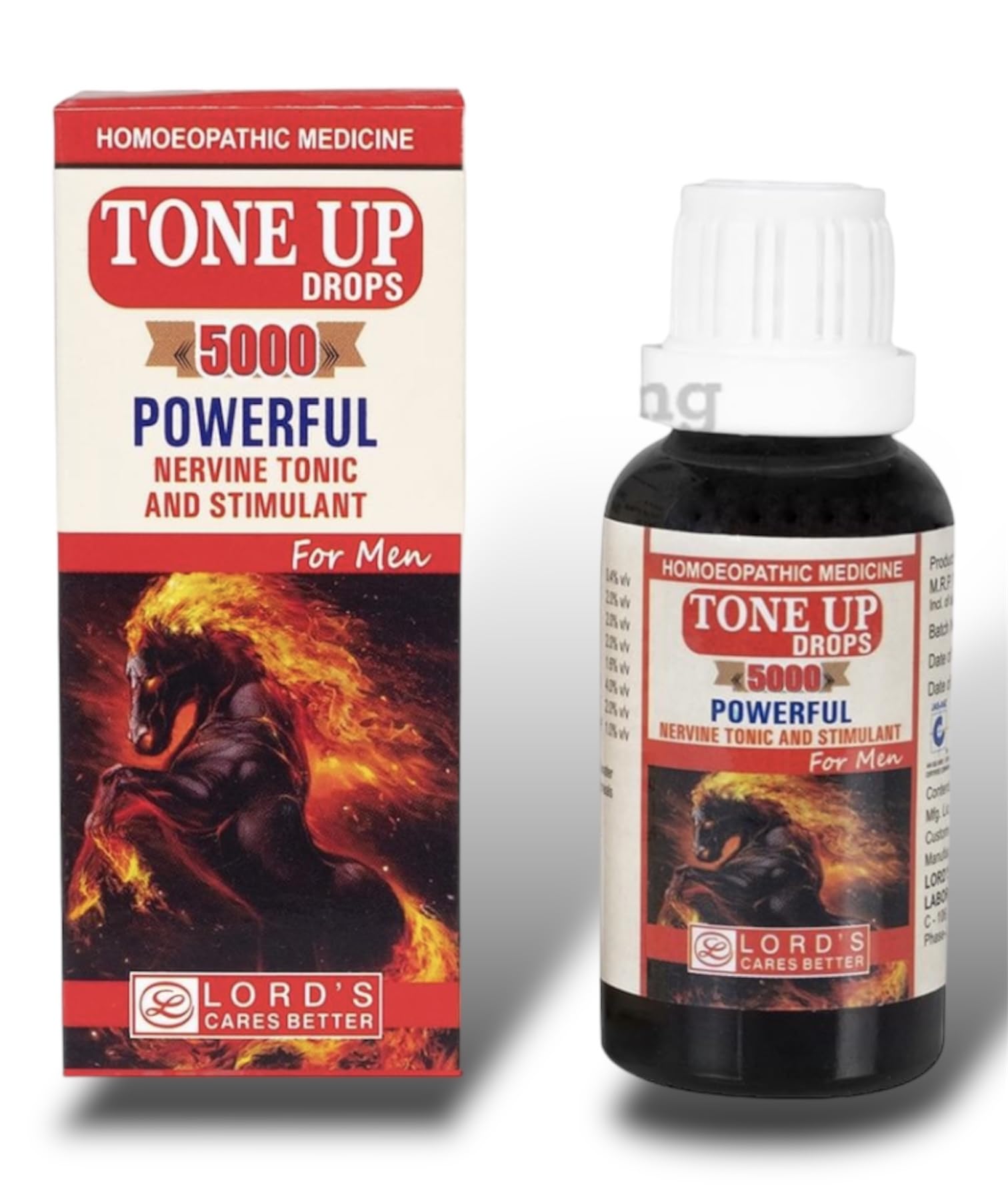Homoeo37 Lords Tone Up 5000 Homeopathy Medicine - 1 BOTTLE - 1 MONTH PACK (B0CPJTJRNJ) Amazon Price History, Amazon Price Tracker