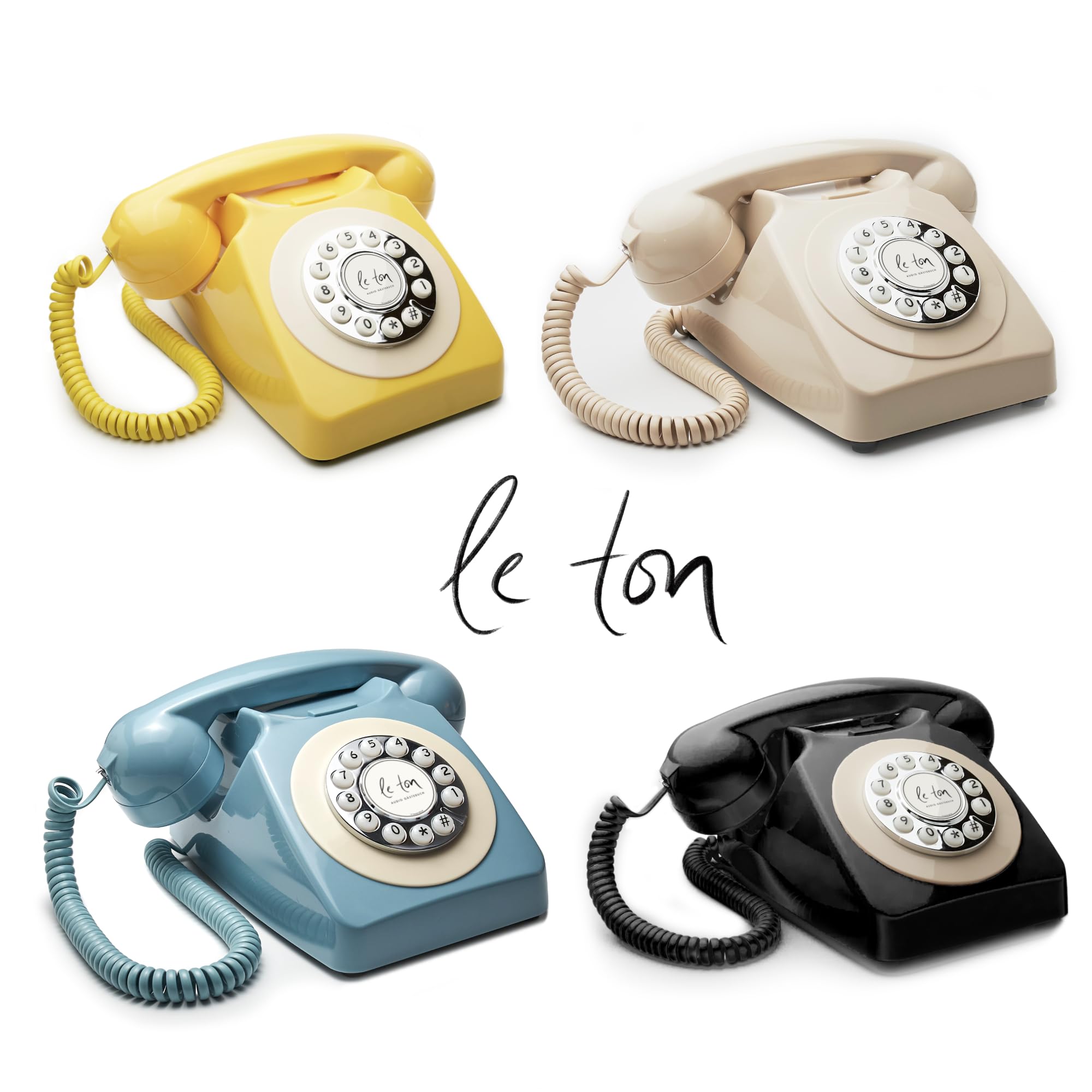 Le Ton Audio, libro degli ospiti, blu, telefono per matrimoni ed eventi, telefono ospite, telefono per matrimonio