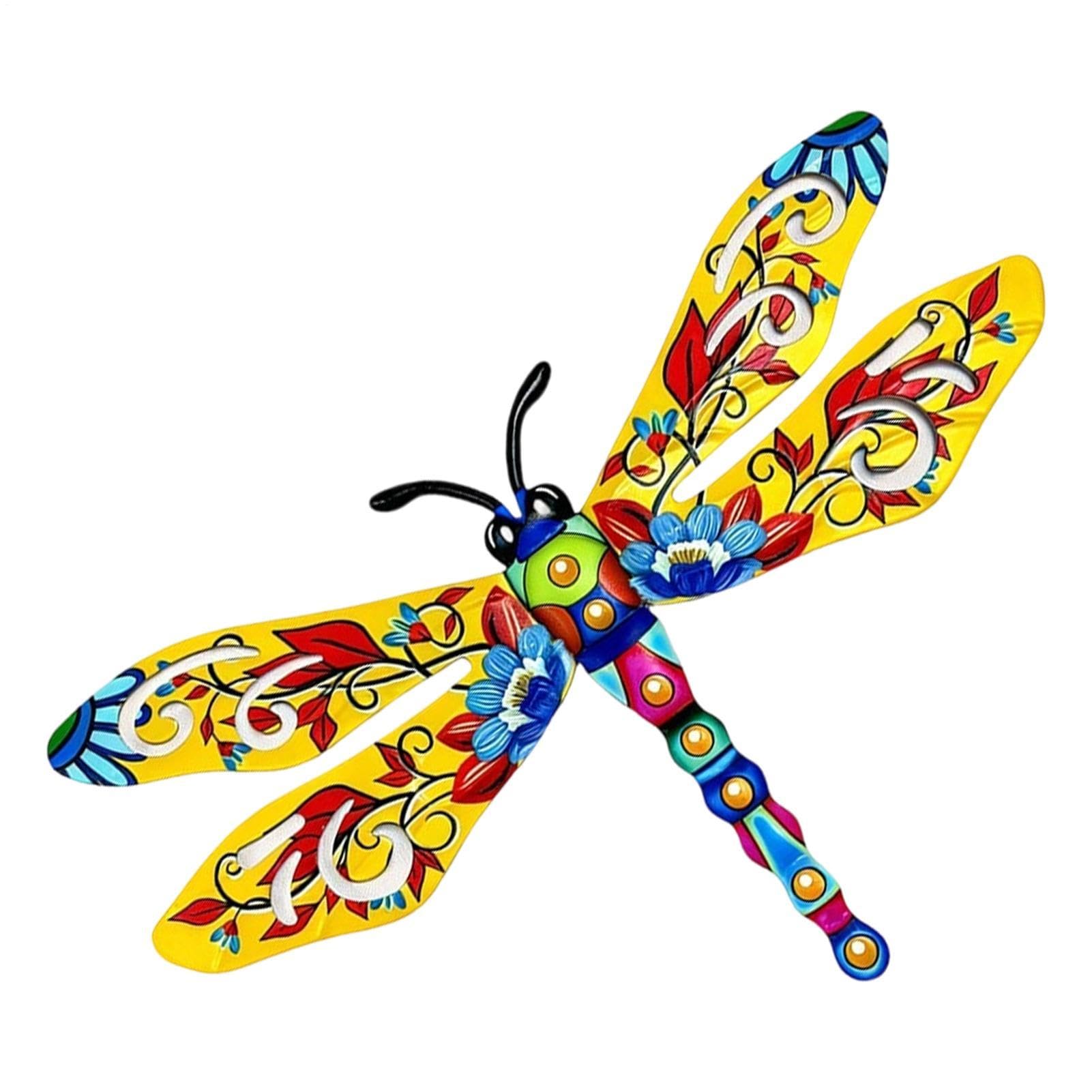 Statue d'art de jardin métallique anti-rouille pour embellir un mur extérieur nu