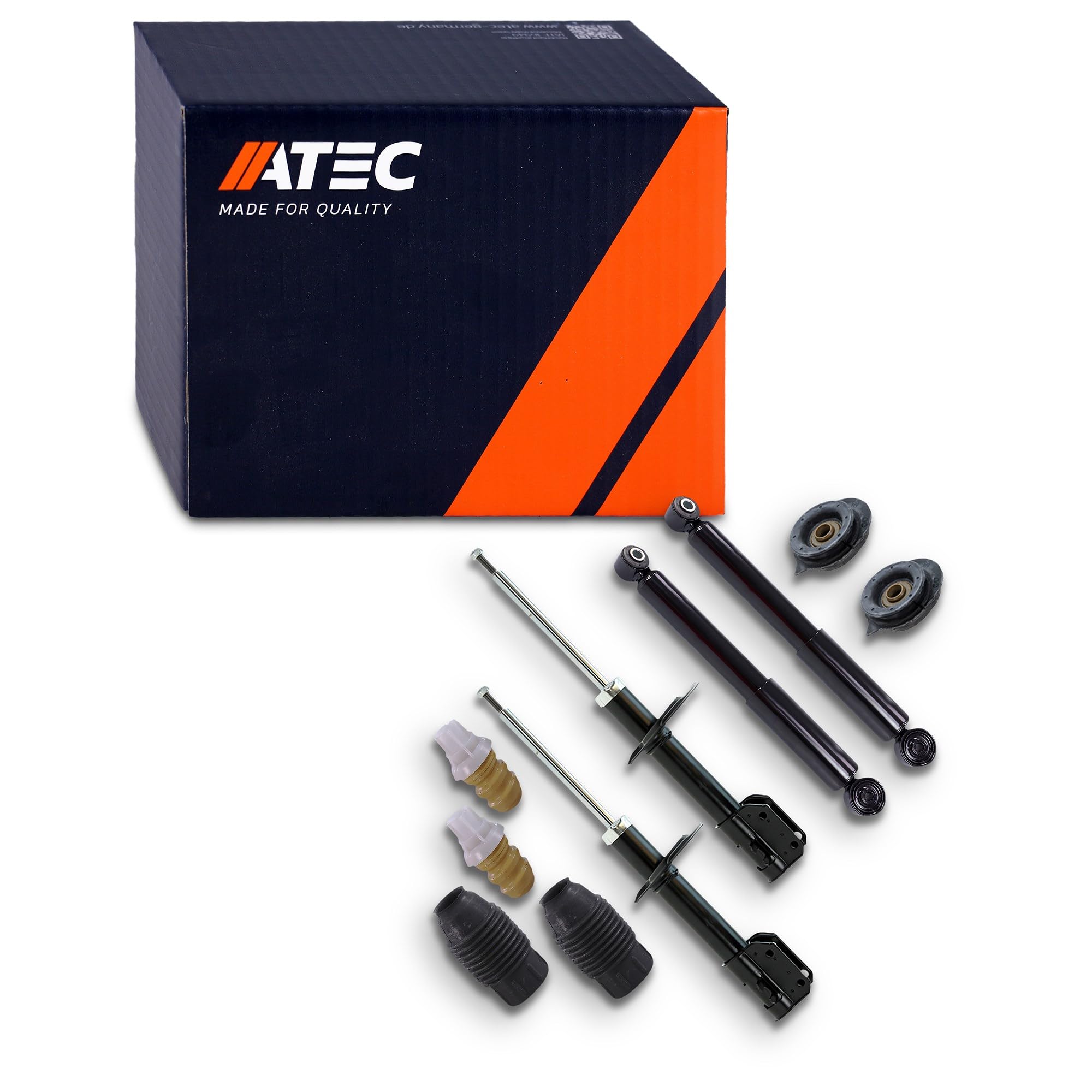 ATEC Germany 4x ammortizzatore a gas a pressione anteriore e posteriore con