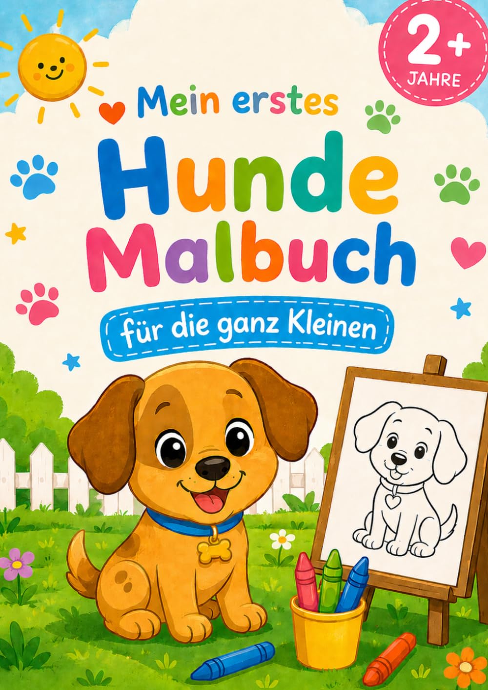 Mein erstes Hundemalbuch: für die ganz Kleinen