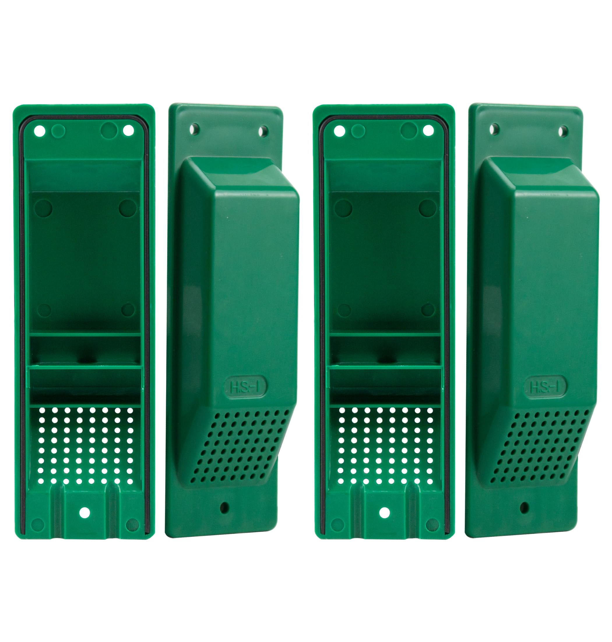 GOASION4 Pack Shipping Container Air Vent Cross Flow Ventilation for Cargo Shipping Containers Reduce Heat and Humidit Container Accessories Shipping Container Vent (Green)