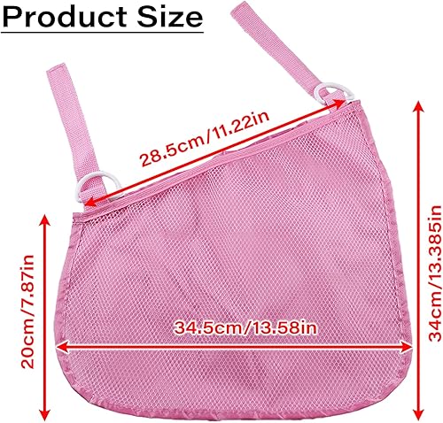 Miniatura 2 de 2 redes de carga para cochecito, organizador universal para cochecito, bolsa de fijación para almacenamiento, correas antideslizantes y ajustables,