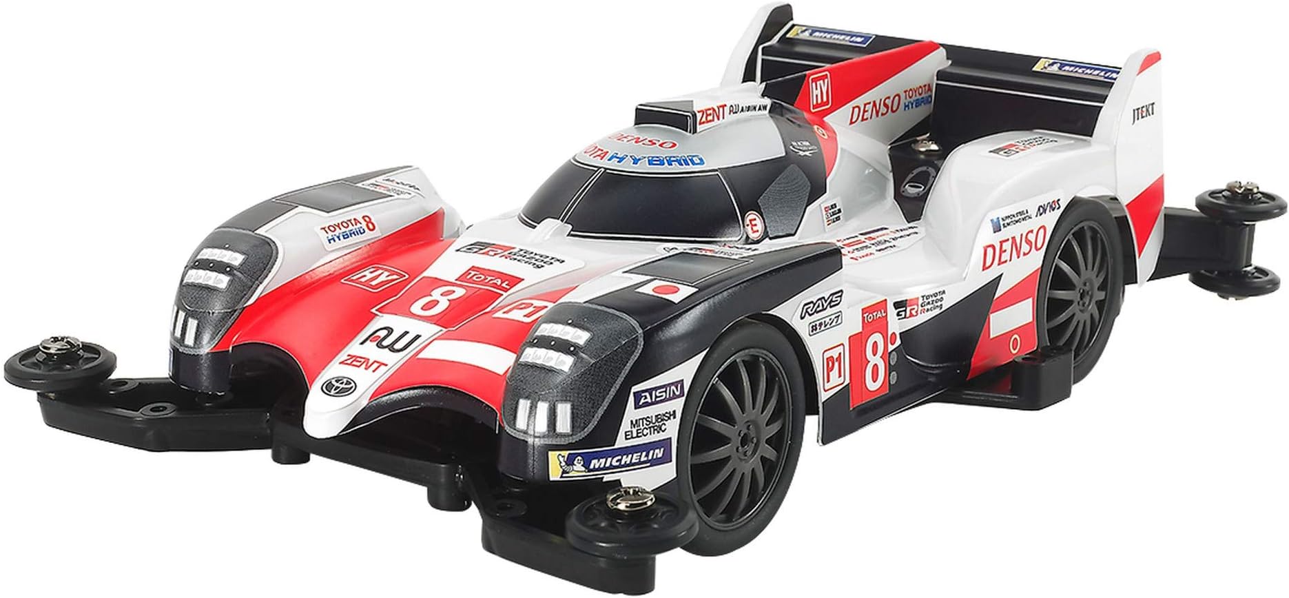 18652 1/32 Jr Racing Mini 4WD Toyota Gazoo Racing TS050 Kit, with MA Chassis