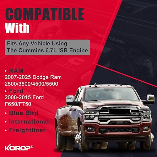 Miniatura 2 de 6.7 Cummins Crankcase Ventilation Filter Replaces# CV52001 68002433AB 4936636 904-418 Fits for 2008-2021 Dodge Ram 2500 3500 4500 5500 6.7L ISB