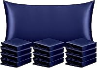 Vista 143 de NTBAY - Fundas de almohada de satén para cabello y piel, fundas de almohada sedosas de lujo con cierre de sobre.