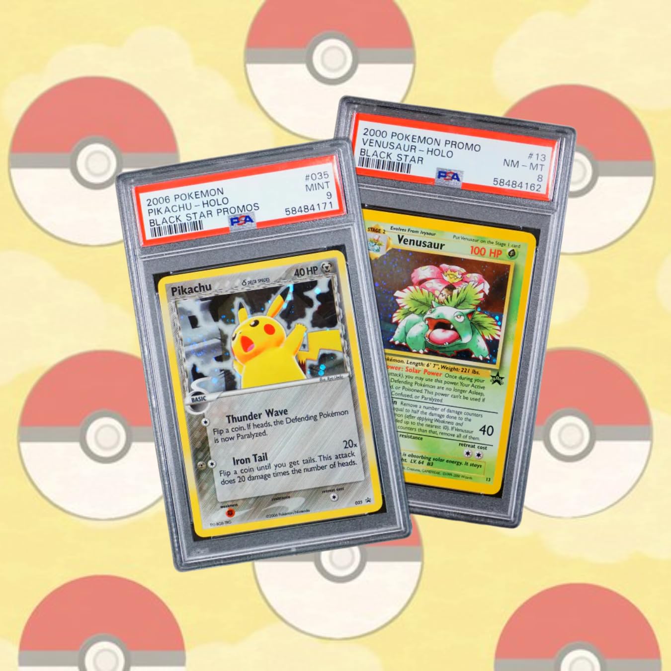 Mystery CGC Graded Pokemon Card with Display Case