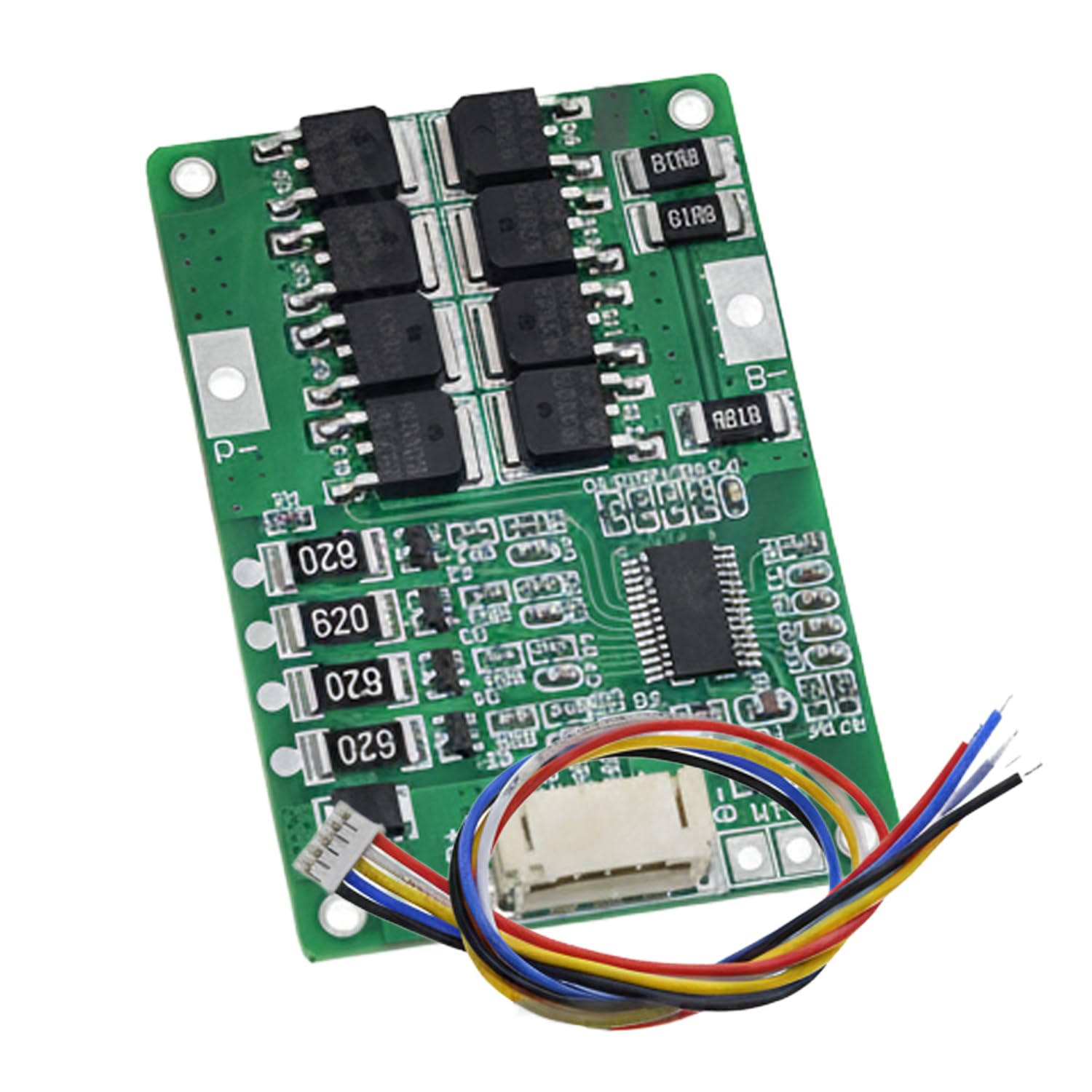 amiciSolar 12V 4S 20A BMS LiFePO4 Battery Protection Board With Balance | Overcharge, Over-Discharge, Overcurrent & Short-Circuit Safety | Automatic Recovery for E-Bikes, Solar Systems & DIY Projects-picture-21