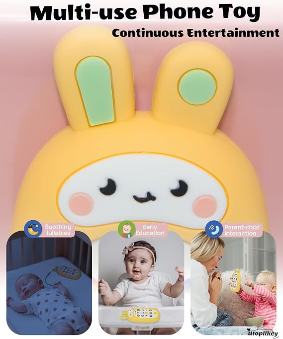 Baby Cell Phone Toy with Teething Silicon Mobile Phone Shell