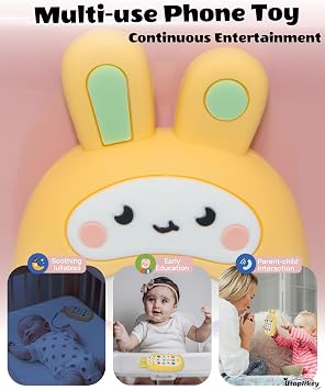 Baby Cell Phone Toy with Teething Silicon Mobile Phone Shell