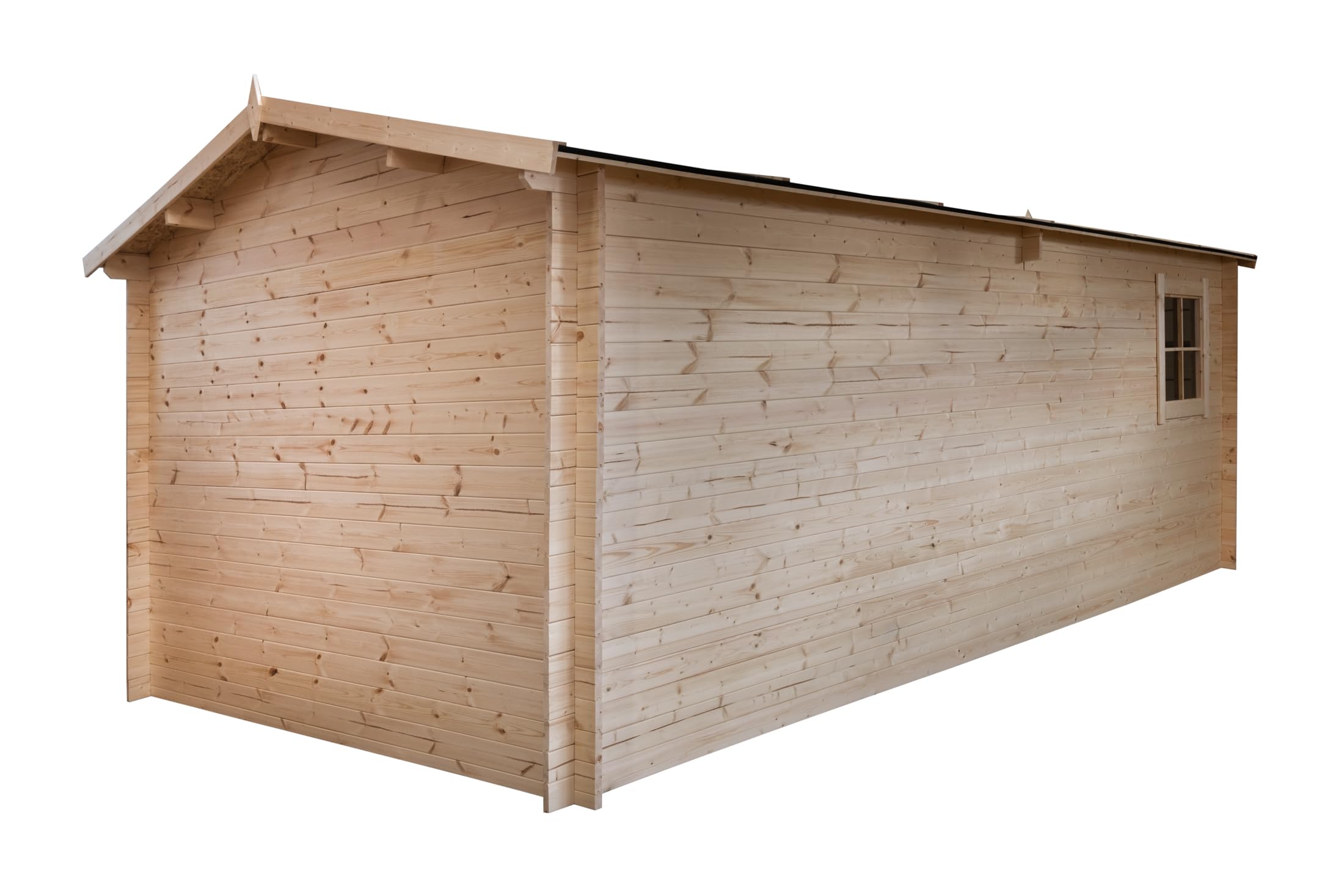 Garage en Bois, EP 28mm, Surface utile 17.42m², INT013