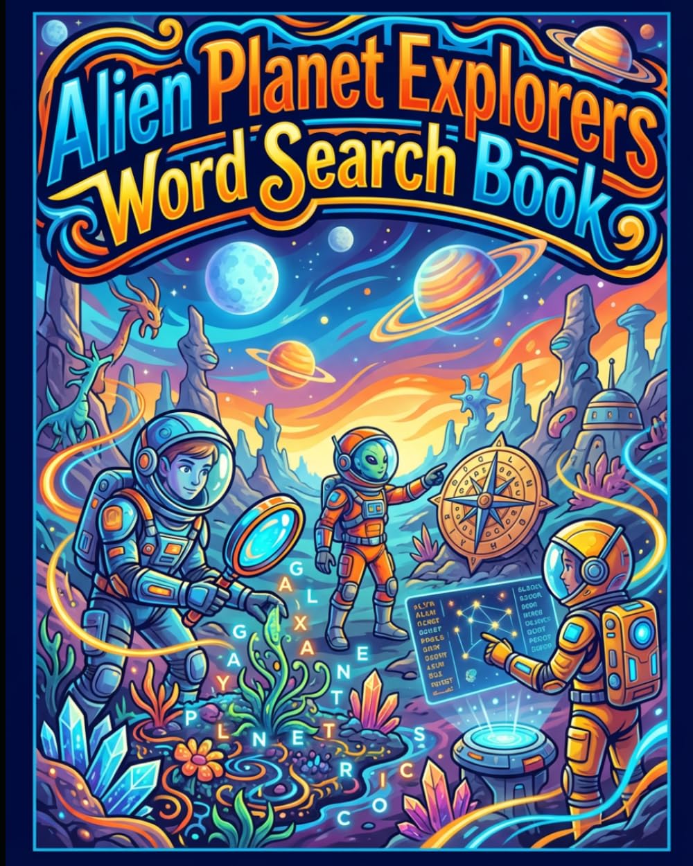 Alien Planet Explorers: 50 Alien Planet Wordsearch Puzzles (Wordsearch Fun)