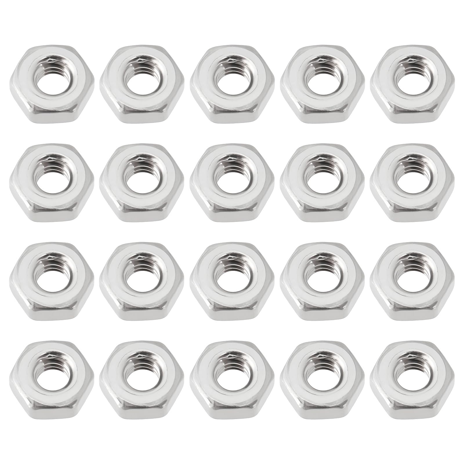 Briny River 50pcs M2 Nuts Replace 757020 Compatible with Märklin H0 1:87 Locomotive Model