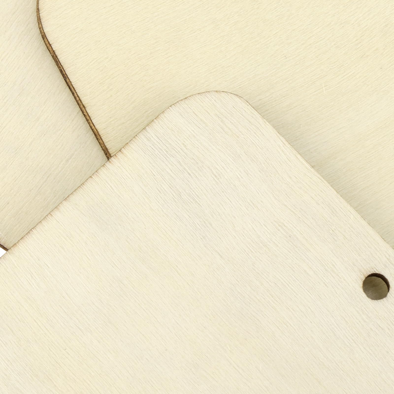 LEXININ 100Pcs Wooden Blank Tags with Hole, Rectangle Wood Craft HangingTags for Bookmarks DIY Craft 90 x 65 x 2mm - Image 4