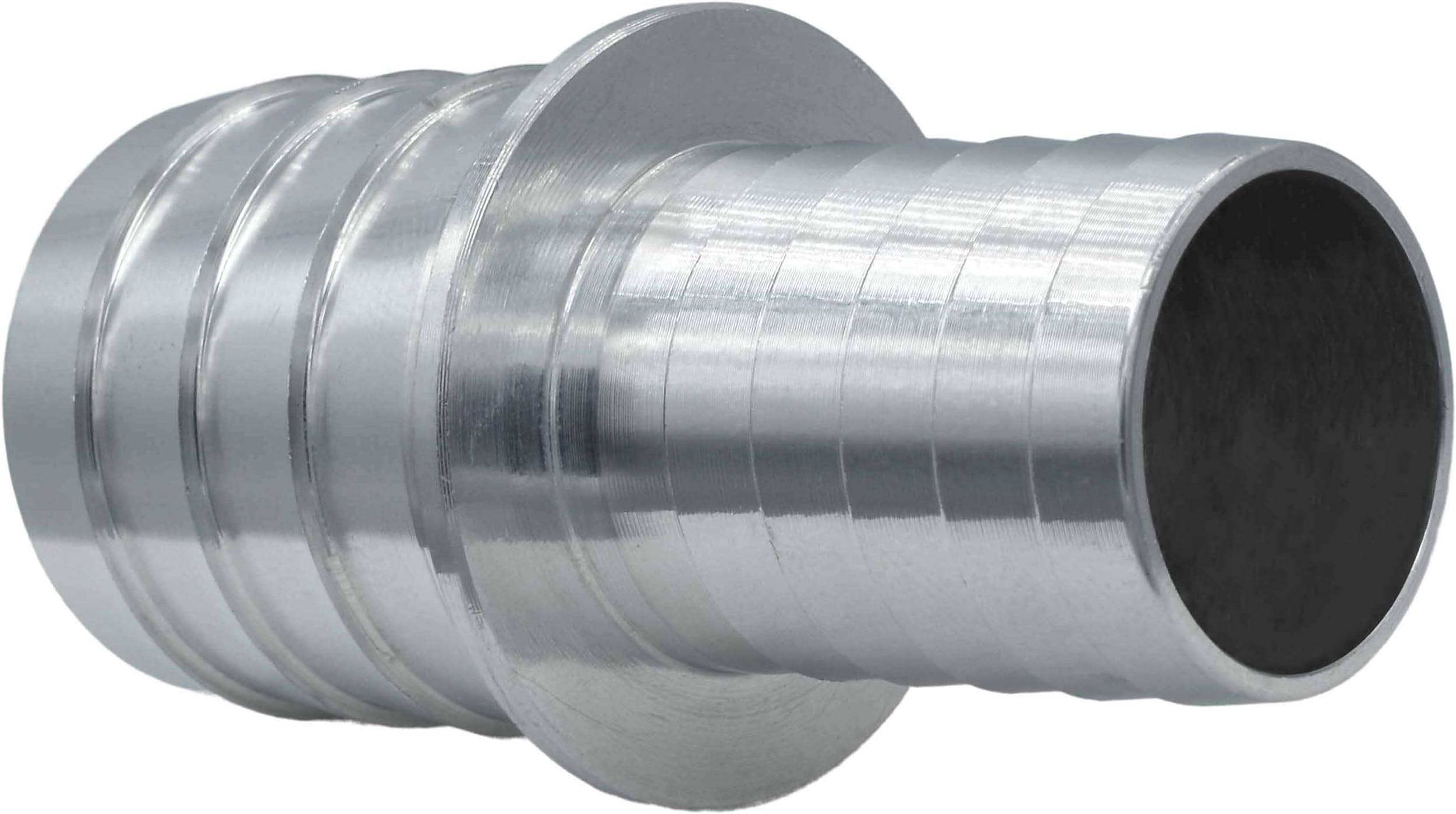 ICT Billet 1" to 3/4" Inch Hose Barb Splice Coupler Repair Reducer Fitting Adapter Connector Radiator Coolant Intercooler Heat Exchanger Fluid Manufactured in USA Aluminum AN627-16-12A