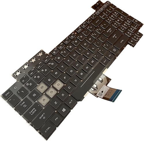 Miniatura 7 de Teclado de repuesto para portátil US Layout RGB colorido retroiluminación para Asus TUF Gaming FX505 FX505D FX505DV FX505DD FX505DT FX505DU FX505DY