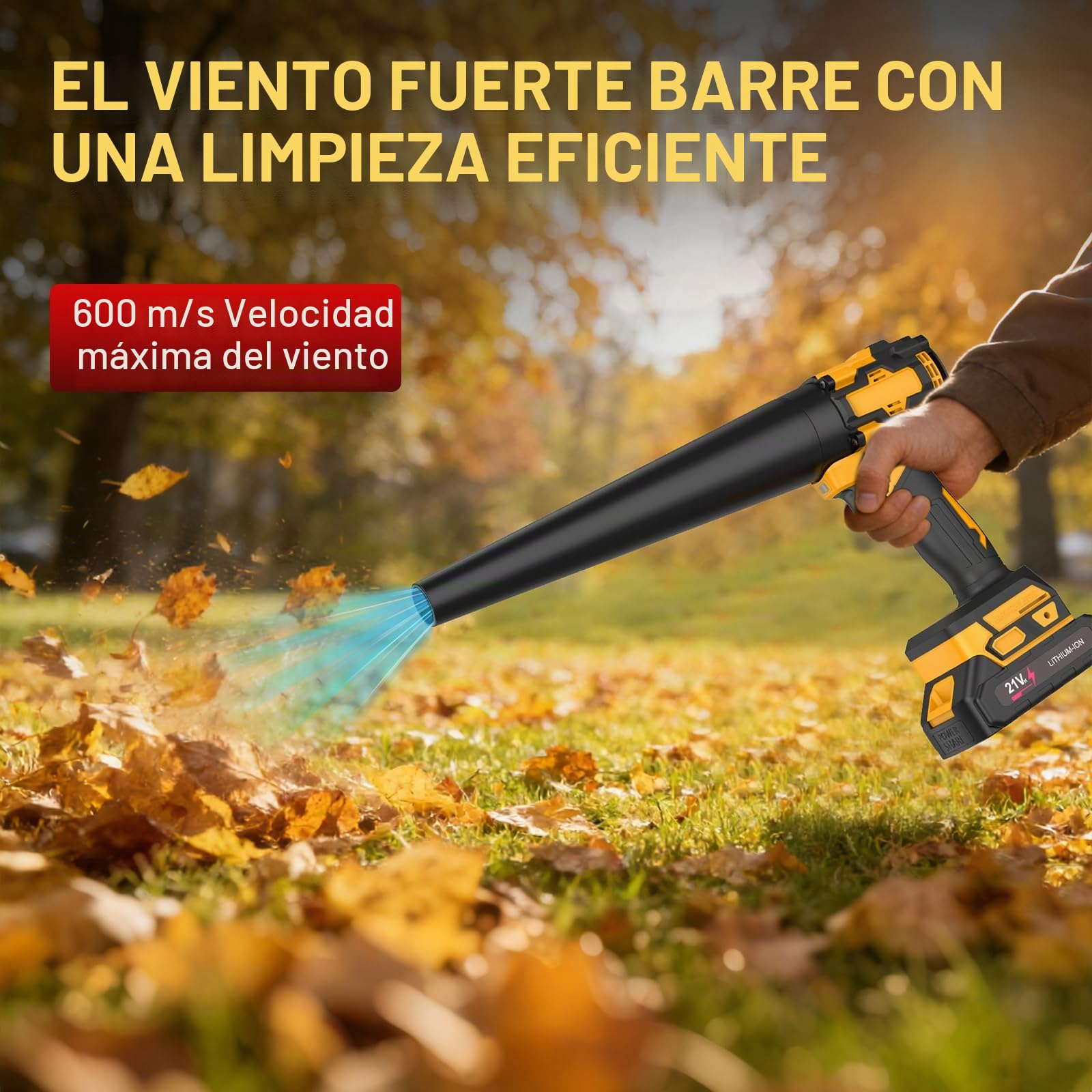 Soplador de batería turbo y aspiradora 2 en 1 para baterías Makita de 18 V, motor sin escobillas de 80.000 rpm, velocidad de aire de 600 m/s, potencia de succión de 11000 pa, soplador de hojas para