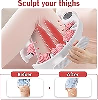 Vista 2 de Herramienta de masaje para celulitis, masajeador de drenaje linfático para muslos, piernas y glúteos, rodillo anticelulítico con asas desmontables