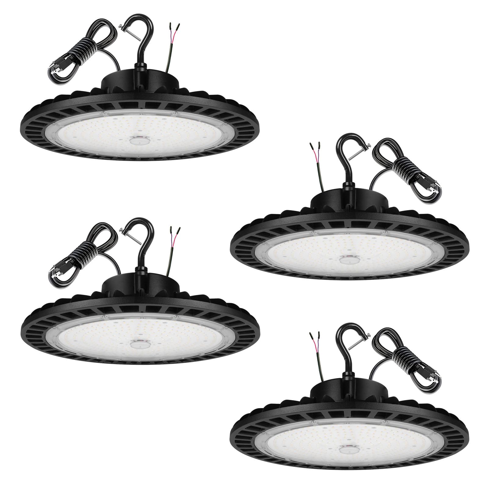 UFO Led High Bay Light 150W 4PACK 5000K High Bay Led Shop Lights 22500lm Dimmable Led High Bay