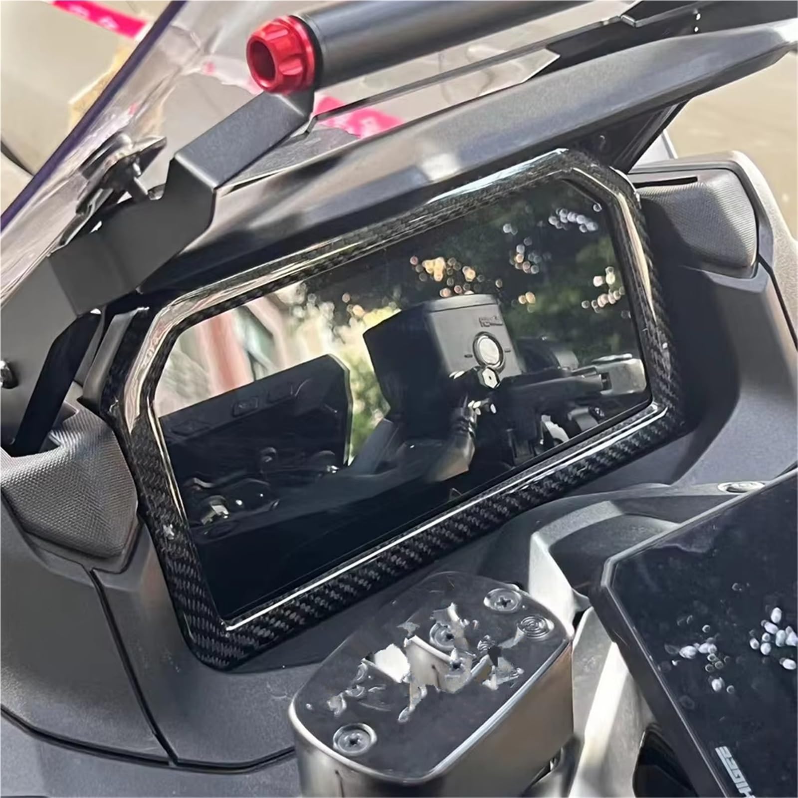 Tachimetro Cassa Compatibile Con Yamaha Per MAX Per TMAX560 2023-2025 Accessori Moto In Fibra Di Carbonio Cruscotto Telaio Copertura Dello Schermo