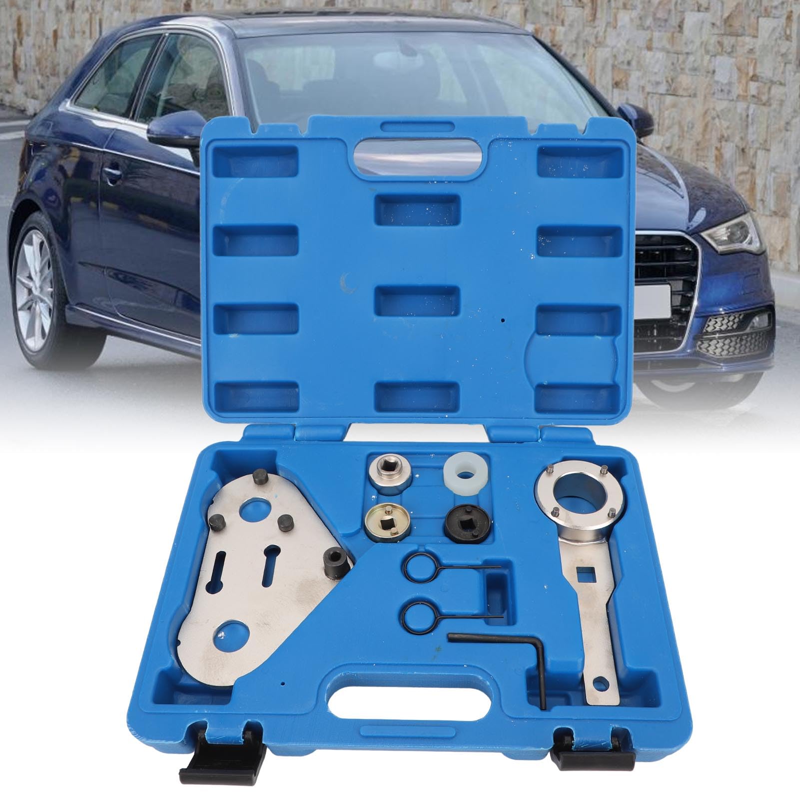 Keenso Set di attrezzi per la messa in fase del motore in metallo T10355 con bloccaggio dell'albero a camme, per motori a benzina 1.8-2.0