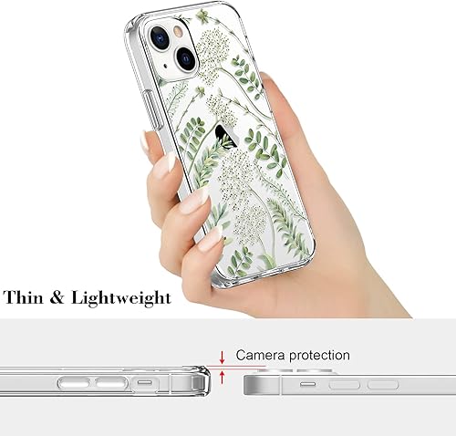 Miniatura 8 de ICEDIO Funda de teléfono de Navidad para iPhone 13 Mini con protector de pantalla, diseños modernos de moda, funda protectora de acrílico