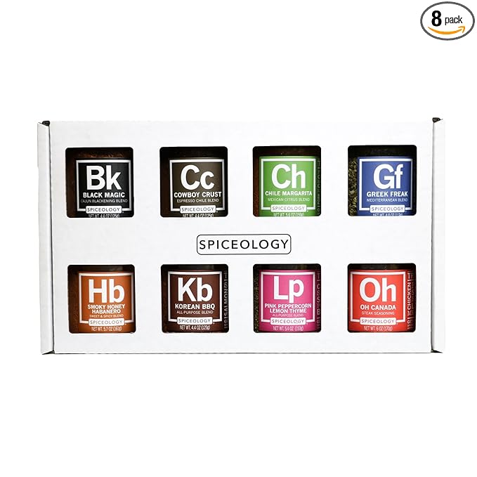 Spiceology BBQ Rubs Gift Set 8-Pack