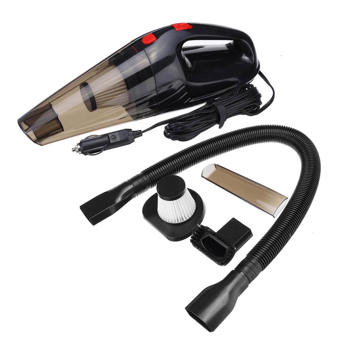 YONGYAO 4000Pa 12V 120W Coche Aspirador de Mano húmedo seco multifunción portátil Potente succión