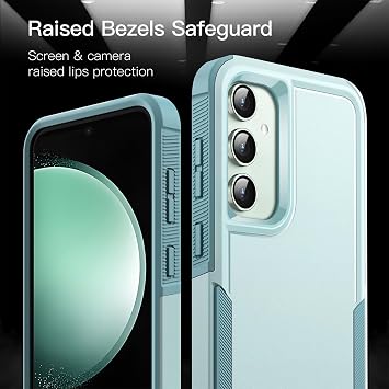 JETech Rugged Case for Samsung Galaxy S23 FE, Mint Green