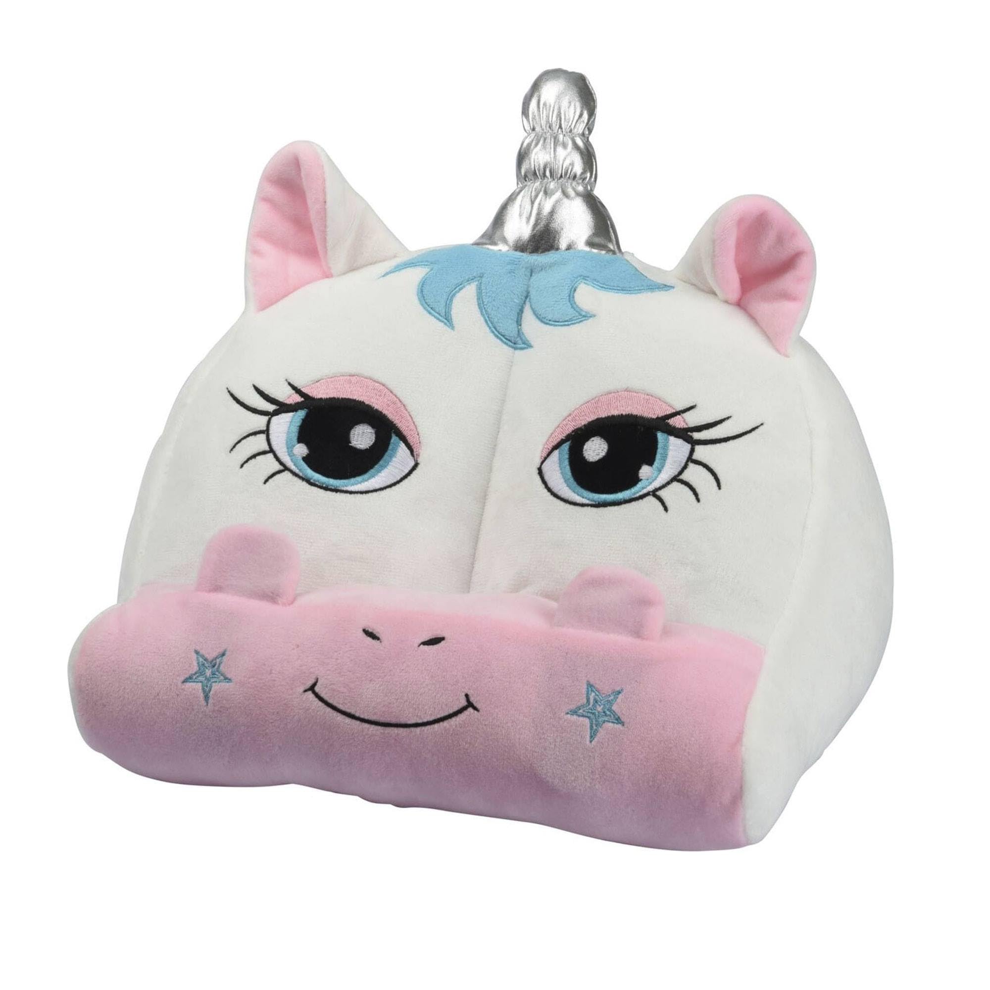 WELL HOME - Soporte de peluche para libros o tables en diseño de Unicornio 30x20x20cm