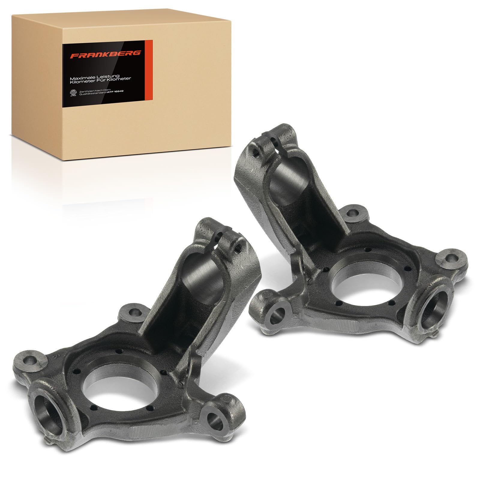 Frankberg 2x Mangueta de dirección Delantero izquierdo+derecha Compatible con Tourneo Connect Transit Connect P65 P70 P80 Replace# 2T143K185DN,2T143K186DN