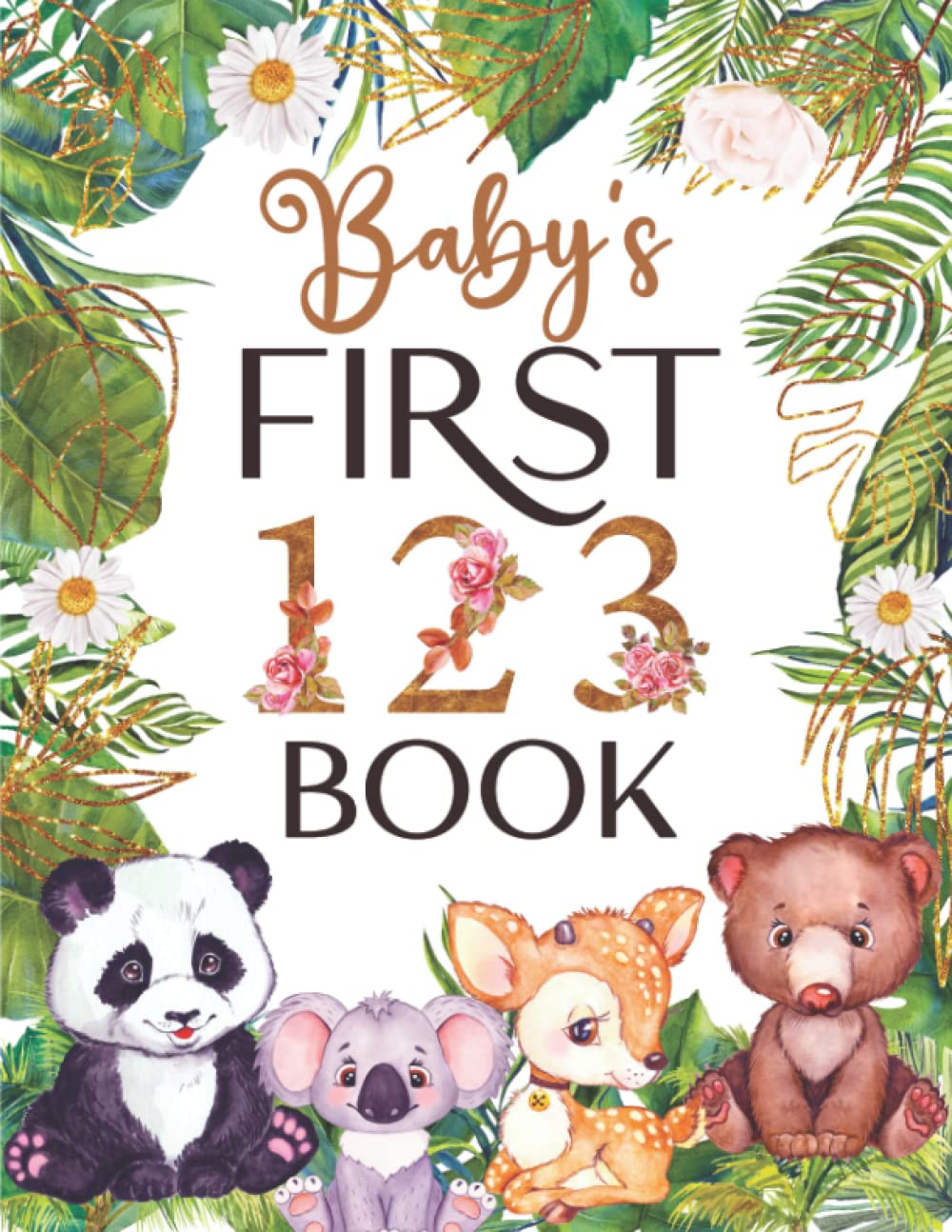 Baby's First 123 Book: Baby Shower Games Gender Neutral & Unique Guest Sign in Book, SoftCover