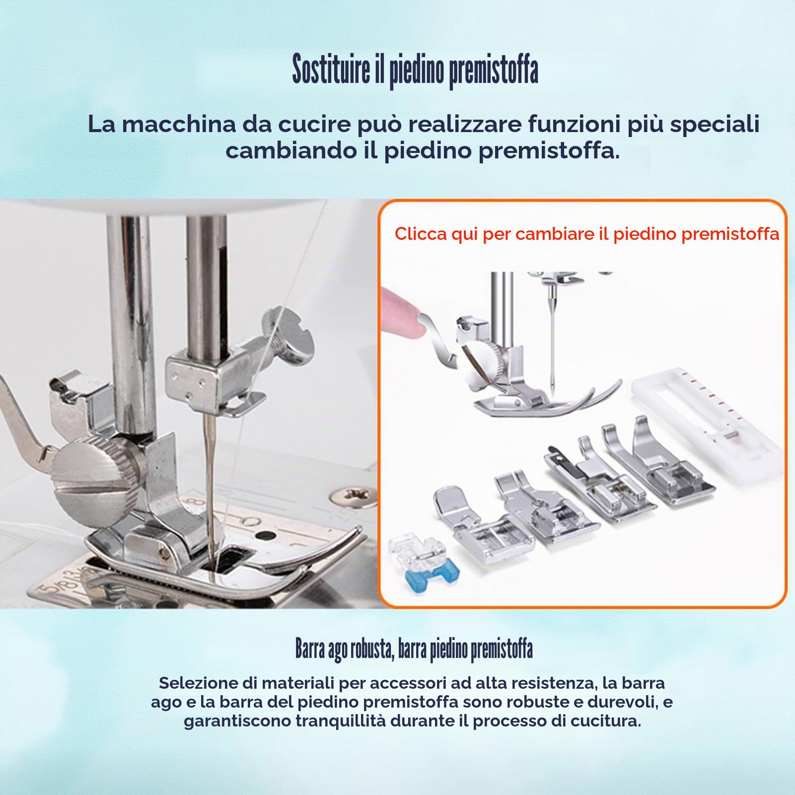 Macchina da cucire, macchina da cucire elettrica per principianti e bambini, 12 programmi di puntatura, braccio libero, luce per cucire e avviamento elettrico (EU Plug)