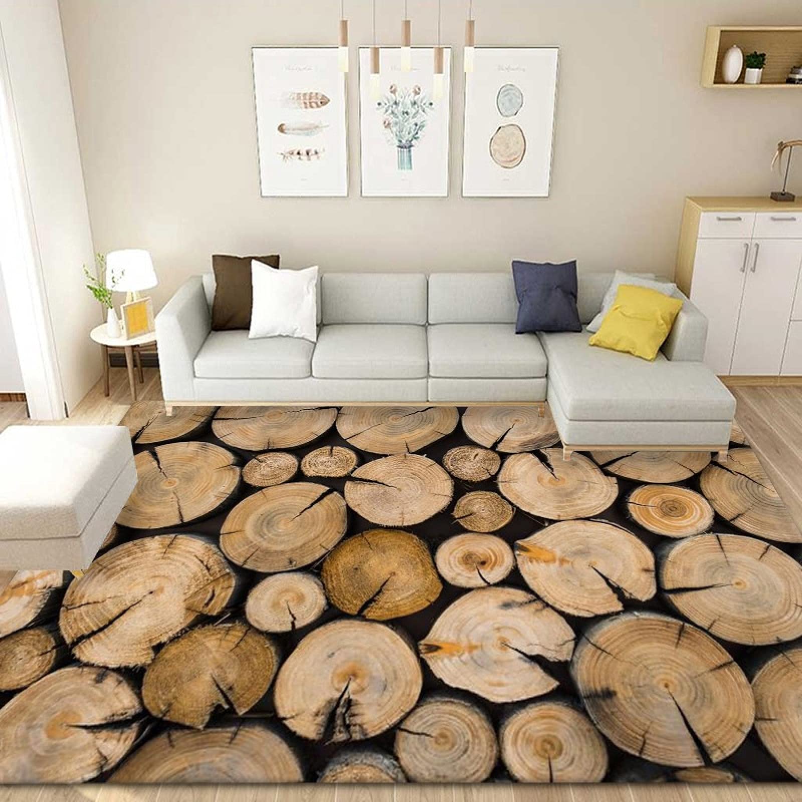 Tapis descente de lit 3D idéal pour illuminer le salon ou une chambre