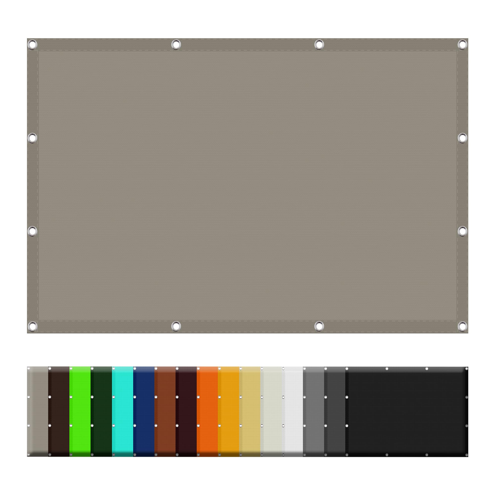 Store banne réglable 180 x 600 cm résistant aux intempéries avec œillet