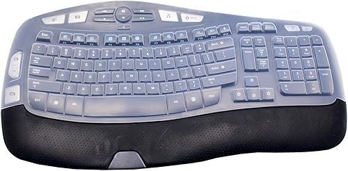 Vista 8 de Logitech K350 MK550 MK570 - Funda de silicona para teclado inalámbrico, Logitech K350 MK550 MK570 (color azul degradado) Azul Degradado,Ombre