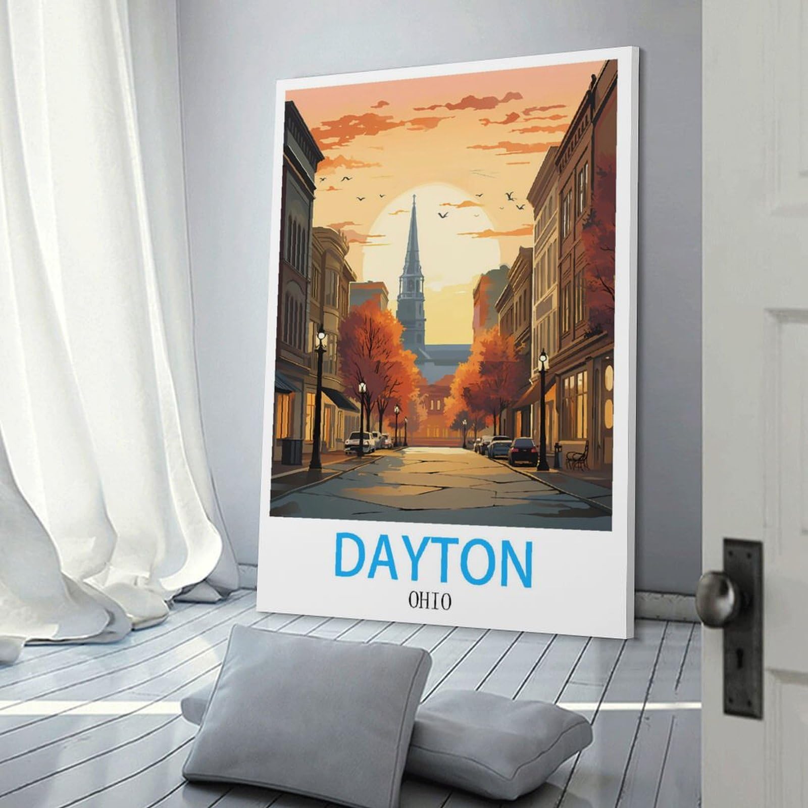 Amazon.com: Dayton Ohio Vintage Travel Posters 08x12inch(20x30cm